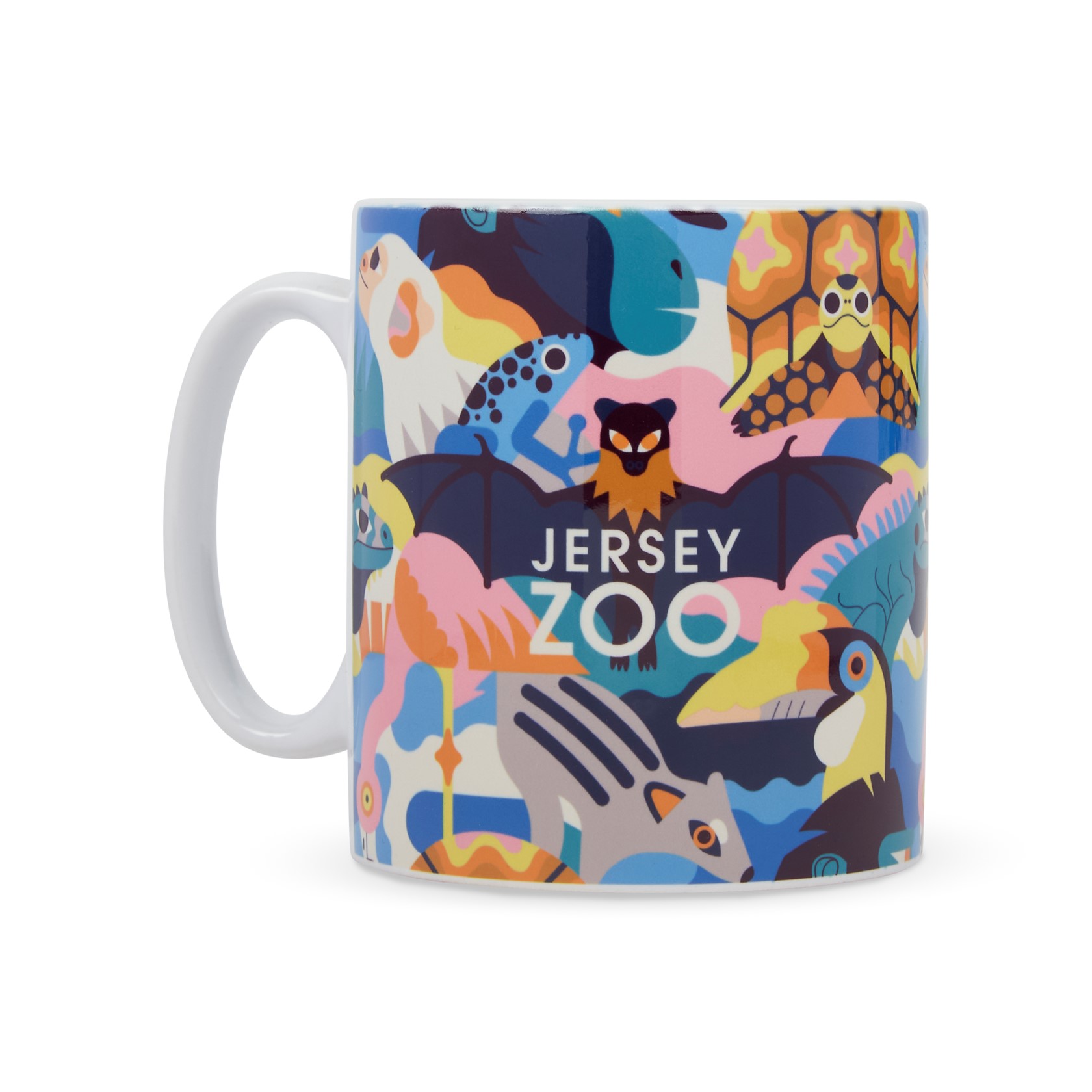 Jersey Zoo Pattern Mug