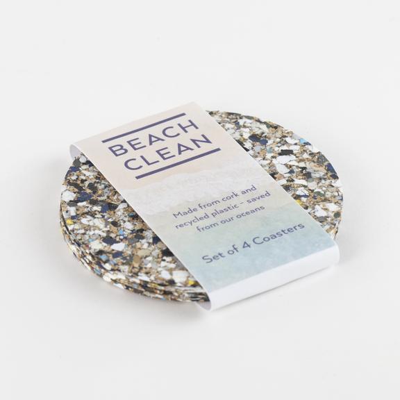 Beach Clean Round Coaster Set Durrell