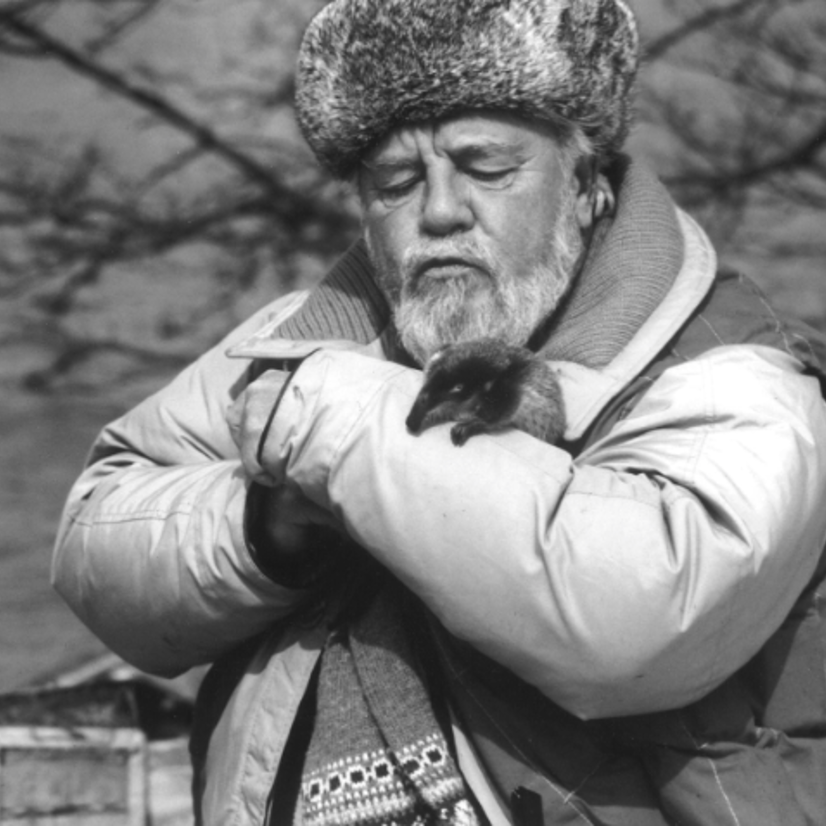 Gerald Durrell with desman