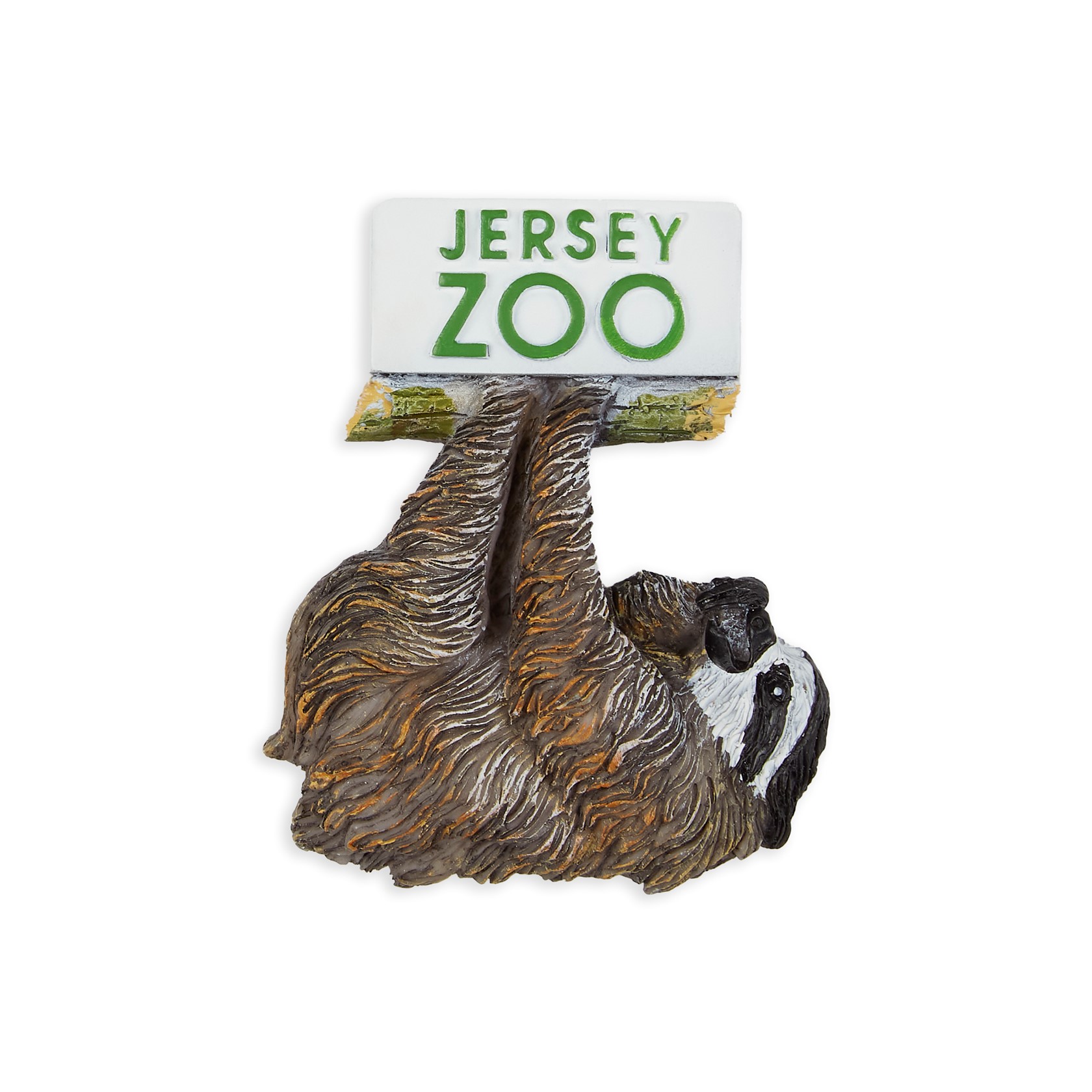 Jersey Zoo Resin Sloth Magnet