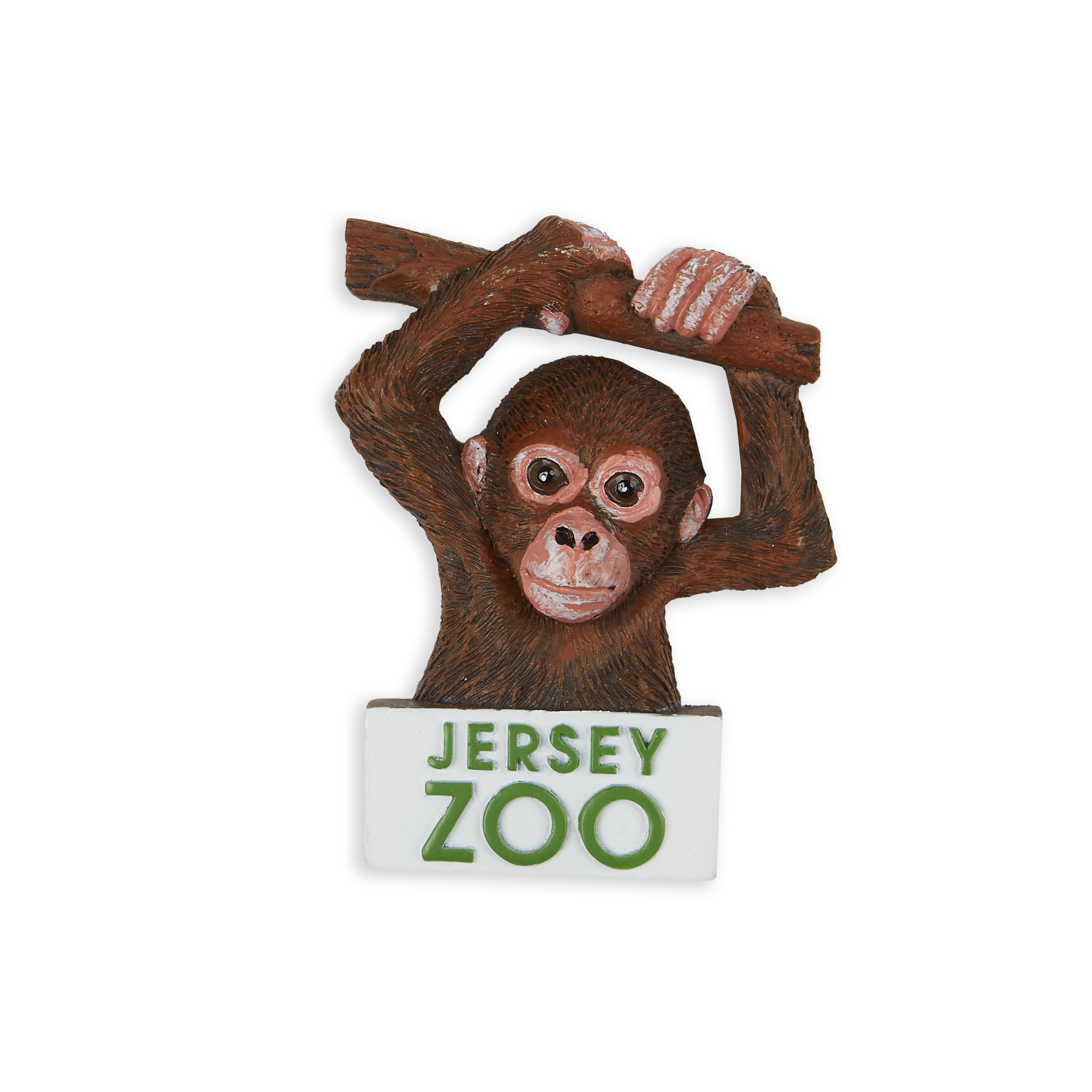 Jersey Zoo Resin Orangutan Magnet