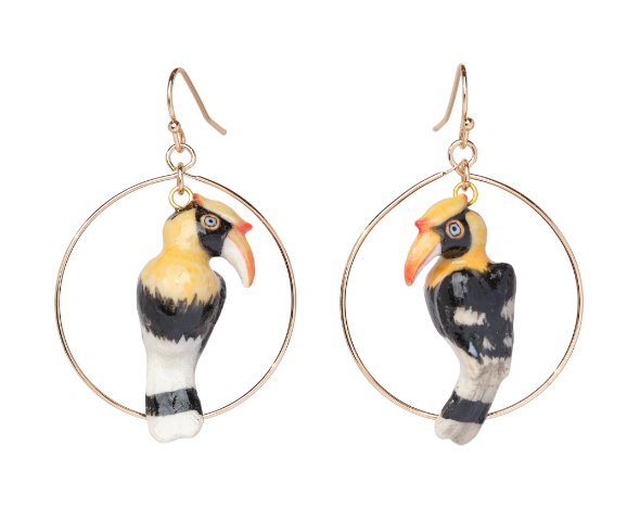 Hornbill Earrings