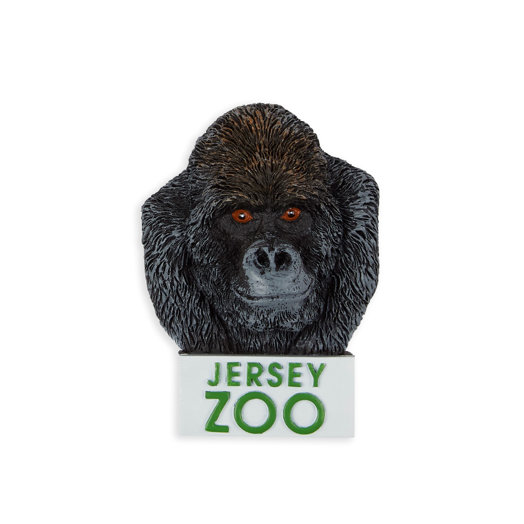 Jersey Zoo Resin Gorilla Magnet